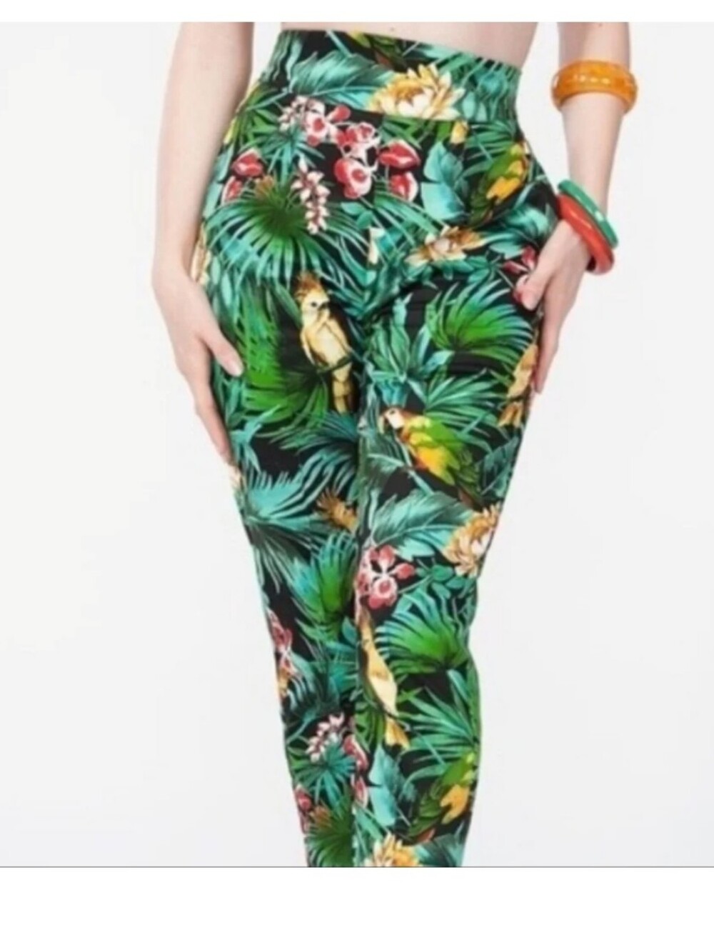 Pinup Girl Clothing Parrot Pants